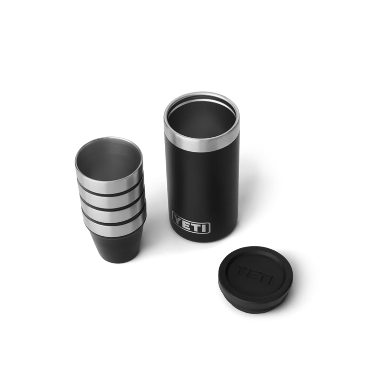 YETI Shot Glasses With Carrying Case Black-6