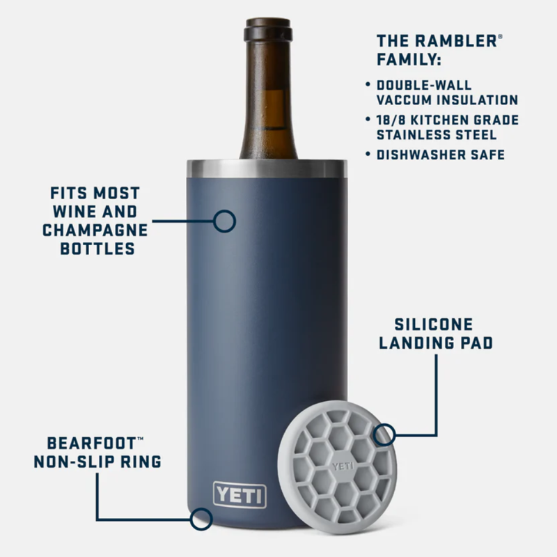 YETI Rambler Wine Chiller Stainless Steel-7