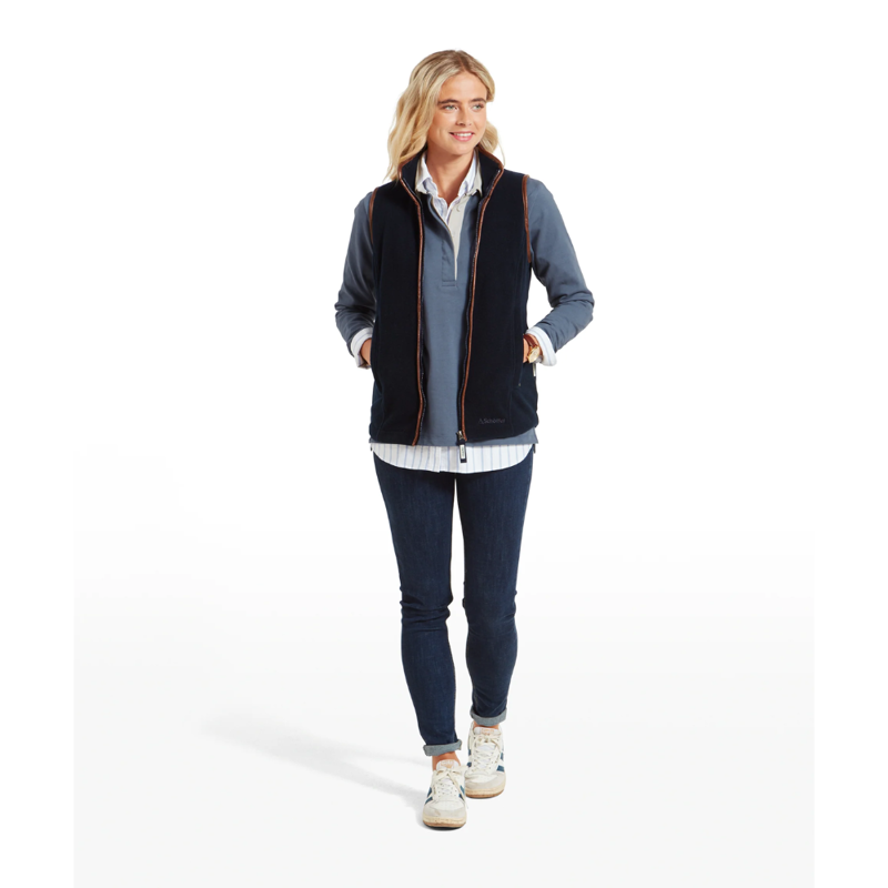 Schoffel Lyndon Ladies Fleece Gilet Navy-8
