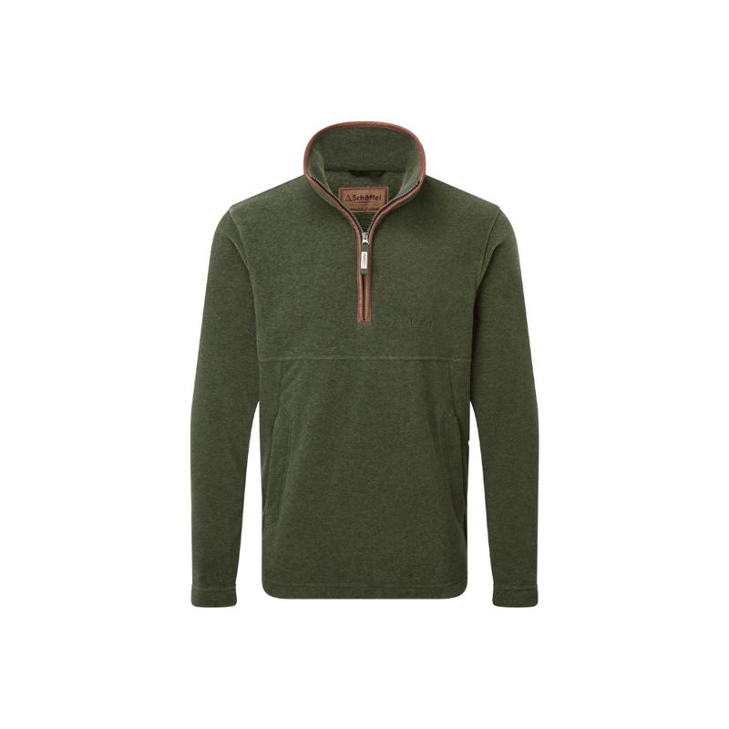 Schoffel Berkeley Mens 1/4 Zip Fleece Cedar Green